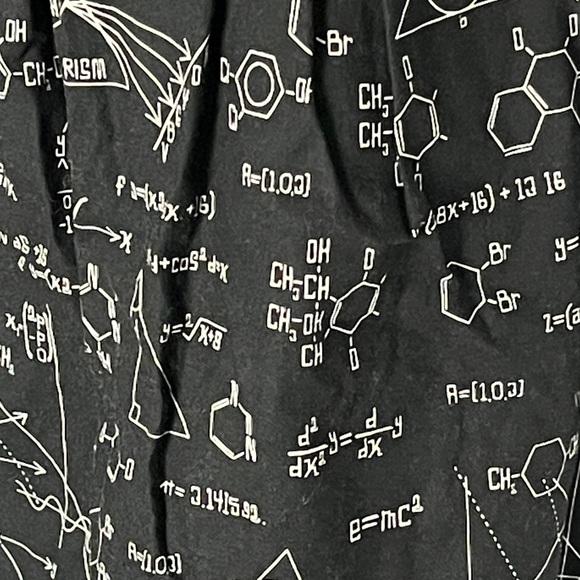 ModCloth Monochrome Science Pattern Mini Dress - Picture 6 of 7